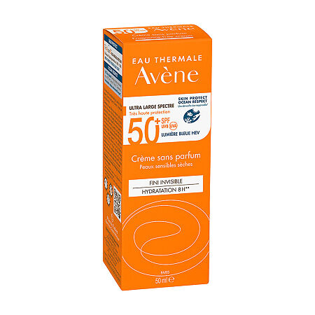 Avene Солнцезащитный крем SPF50+ без отдушек 50 мл 1 шт
