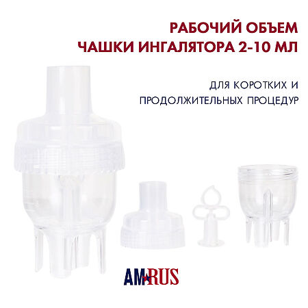 Ингалятор Amrus АМNB-503 компрессорный Формула Здоровья небулайзер, 1 шт