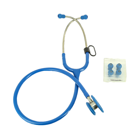 Стетоскоп Amrus 04-AM511 Deluxe медицинский двухсторонний педиатрический синий 1 шт