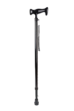 Купить Трость Amrus AMCT23 BK с ортопедической пластмассовой рукояткой черная 1 шт цена
