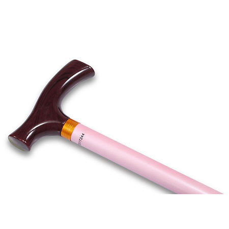 Трость Amrus AMCT25 с ортопедической рукояткой светящаяся розовая