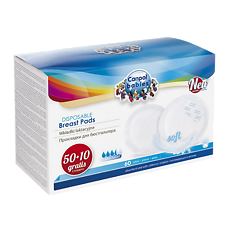 Купить Canpol Вкладыши для бюстгальтера с клейкой полоской Стандарт 60 шт цена