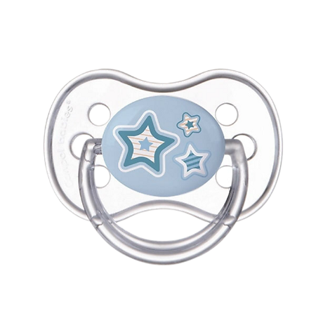 Canpol Пустышка круглая силиконовая 0-6 Newborn baby 1 шт