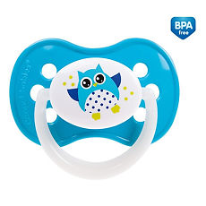 Купить Canpol Пустышка симметричная силиконовая 18 + Owl 1 шт цена