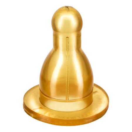 Изображение товара Латексная соска большого размера для бутылочек Курносики со средним отверстием 1 шт