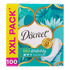 Купить Discreet Прокладки Deo Водная лилия мультиформа ежедневные 100 шт цена