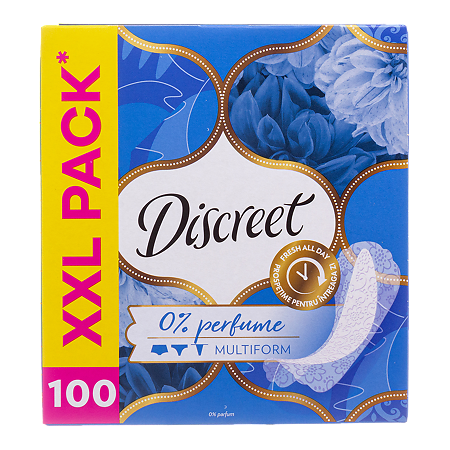 Discreet Прокладки Air Multiform ежедневные 100 шт