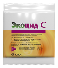 Купить Экоцид С дезинфектант порошок 50 г пакетик 1 шт (вет) цена