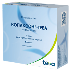 Изображение товара Копаксон-Тева раствор для п/к введ 20 мг/мл 1 мл шприцы 28 шт