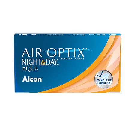 Контактные линзы Air Optix Night & Day Aqua -3.25/8.4/13.8 3шт  на месяц