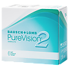 Контактные линзы Bausch + Lomb PureVision2 6 шт / -1.00/8.6/14.0
