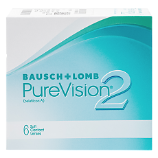 Купить Контактные линзы Bausch + Lomb PureVision2 6 шт / -2.50/8.6/14.0 цена