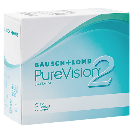 Контактные линзы Bausch + Lomb PureVision2 6 шт / -5.50/8.6/14.0