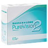 Контактные линзы Bausch + Lomb PureVision2 6 шт / -6.50/8.6/14.0