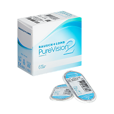 Купить Контактные линзы Bausch + Lomb PureVision2 6 шт / -9.00/8.6/14.0 цена