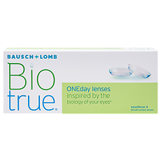 Изображение товара Контактные линзы Biotrue ONEday 30 шт / -5.00/8.6/14.2