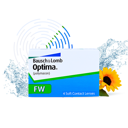 Контактные линзы Optima FW 4 шт / -2.50/8.7/14.0