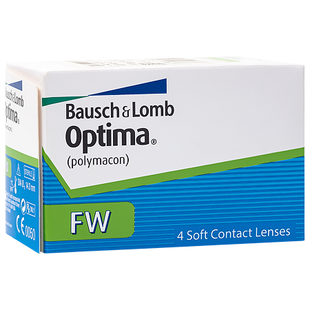 Контактные линзы Optima FW 4 шт / -7.50/8.7/14.0 уп.