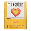 Презервативы Masculan Gold утонченный латекс золотого цвета 3 шт