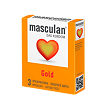 Презервативы Masculan Gold утонченный латекс золотого цвета 3 шт