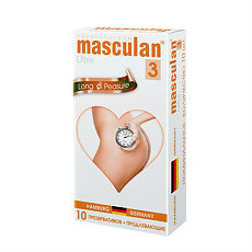 Купить Презервативы Masculan 3 Ultra продлевающие с колечками, пупырышками и анестетиком 10 шт цена