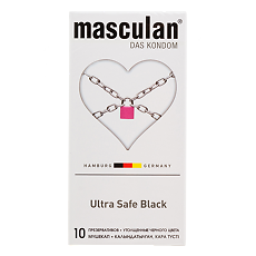 Купить Презервативы Masculan Ultra Safe Black ультрапрочные 10 шт цена