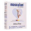 Презервативы Masculan Ultra Fine особо тонкие с обильной смазкой 3 шт