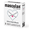 Презервативы Masculan Ultra Safe Black ультрапрочные 3 шт
