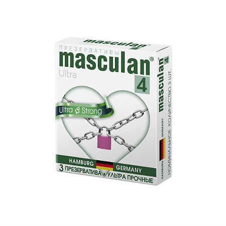 Презервативы Masculan Ultra Safe Black ультрапрочные 3 шт