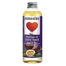 Купить Масло массажное Masculan расслабляющее с ароматом тропических фруктов 200 мл 1 шт цена
