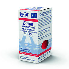 Изображение товара Бинт когезивный Вариант самофиксирующийся красный 4м х 8см 1 шт