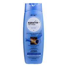 Купить Vitex Keratin & Пептиды Шампунь для всех типов волос против выпадения 500 мл 1 шт цена