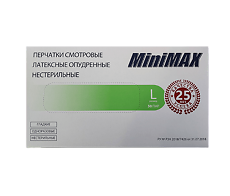 Купить Перчатки смотровые латексные нестерильные опудренные р. L пара 50 шт цена
