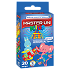 Master Uni Лейкопластырь Kids бактерицидный на полимерной основе с рисунками 20 шт