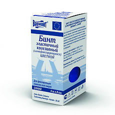 Изображение товара Бинт когезивный Вариант самофиксирующийся синий 4м х 8см 1 шт