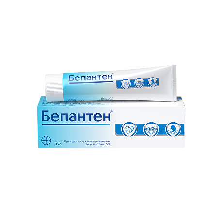 Изображение товара Бепантен крем 5% 50 г для заживления кожи и ухода за кожей взрослых и детей