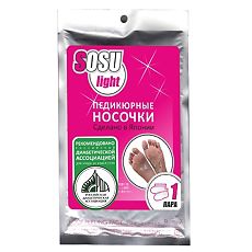 Купить Носочки Sosu для педикюра Light 1 пара 1 уп цена