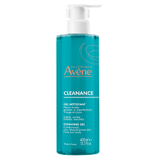 Купить Avene Cleanance Гель очищающий матирующий для жирной проблемной кожи 400 мл 1 шт цена