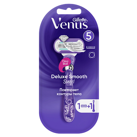 Изображение товара Gillеttе Venus Swirl Бритва с 1 сменной кассетой 1 уп