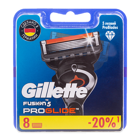 Gillette Fusion ProGlide Сменные кассеты для бритья 8 шт