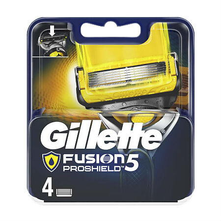 Gillette Fusion ProShield сменные кассеты для бритья 4 шт