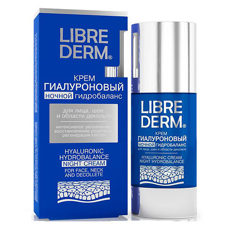 Изображение товара Либридерм (Librederm) Гиалуроновый крем ночной гидробаланс 50 мл 1 шт