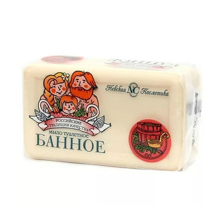 Изображение товара Невская косметика Мыло Банное 140 г классическое натуральное туалетное мыло