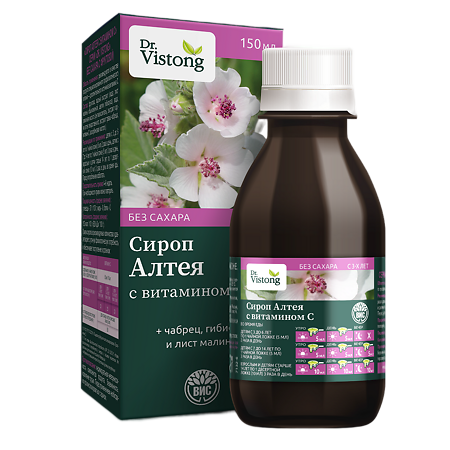 Изображение товара Dr.Vistong Сироп Алтея с витамином С фл по 150 мл 1 шт