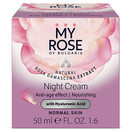 Изображение товара My Rose of Bulgaria Ночной крем для лица против морщин Anti-age effect 50 мл 1 шт