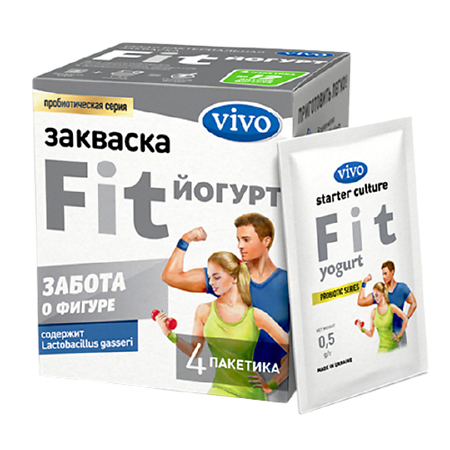 Закваска Vivo FIT-Йогурт 0,5 г 4 шт