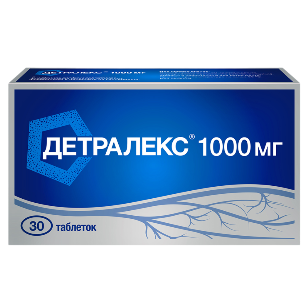 Детралекс таблетки покрыт.плен.об. 1000 мг 30 шт - купить, цена и отзывы,  Детралекс таблетки покрыт.плен.об. 1000 мг 30 шт инструкция по применению,  дешевые аналоги, описание, заказать в Москве с доставкой на дом