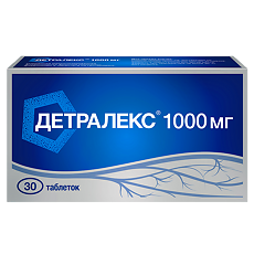 Купить Детралекс таблетки покрыт.плен.об. 1000 мг 30 шт цена