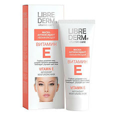 Изображение товара Либридерм (Librederm) Витамин Е маска-антиоксидант увлажняющая 75 мл 1 шт