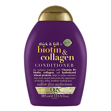 Купить OGX Кондиционер для лишенных объема и тонких волос с биотином и коллагеном Thick And Full Biotin And Collagen Conditioner 385 мл 1 шт цена